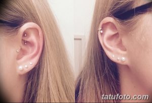 фото Трагус-пирсинг от 19.09.2017 №092 - Tragus Piercing - tatufoto.com
