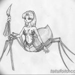 фото Эскиз тату муравей от 07.09.2017 №029 - Sketch of an ant tattoo - tatufoto.com