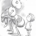 фото Эскиз тату муравей от 07.09.2017 №039 - Sketch of an ant tattoo - tatufoto.com