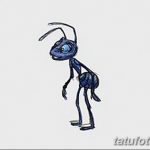 фото Эскиз тату муравей от 07.09.2017 №072 - Sketch of an ant tattoo - tatufoto.com
