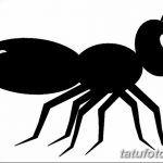 фото Эскиз тату муравей от 07.09.2017 №091 - Sketch of an ant tattoo - tatufoto.com