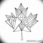 фото Эскизы тату клен от 29.09.2017 №013 - Sketches of tattoo maple - tatufoto.com