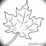 фото Эскизы тату клен от 29.09.2017 №019 - Sketches of tattoo maple - tatufoto.com
