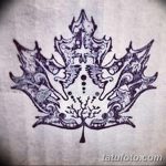 фото Эскизы тату клен от 29.09.2017 №020 - Sketches of tattoo maple - tatufoto.com
