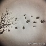 фото Эскизы тату клен от 29.09.2017 №055 - Sketches of tattoo maple - tatufoto.com
