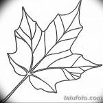 фото Эскизы тату клен от 29.09.2017 №086 - Sketches of tattoo maple - tatufoto.com