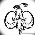 фото Эскизы тату козерог от 29.09.2017 №010 - Sketchesf a capricorn tattoo - tatufoto.com