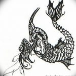 фото Эскизы тату козерог от 29.09.2017 №017 - Sketchesf a capricorn tattoo - tatufoto.com