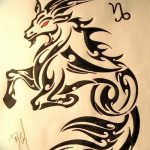 фото Эскизы тату козерог от 29.09.2017 №043 - Sketchesf a capricorn tattoo - tatufoto.com
