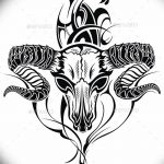 фото Эскизы тату козерог от 29.09.2017 №074 - Sketchesf a capricorn tattoo - tatufoto.com