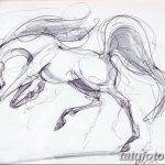 фото Эскизы тату конь от 29.09.2017 №007 - Sketches of a horse tattoo - tatufoto.com