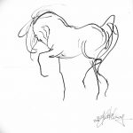 фото Эскизы тату конь от 29.09.2017 №009 - Sketches of a horse tattoo - tatufoto.com