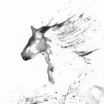 фото Эскизы тату конь от 29.09.2017 №039 - Sketches of a horse tattoo - tatufoto.com