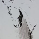 фото Эскизы тату конь от 29.09.2017 №053 - Sketches of a horse tattoo - tatufoto.com