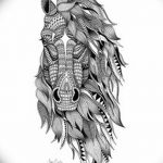 фото Эскизы тату конь от 29.09.2017 №056 - Sketches of a horse tattoo - tatufoto.com