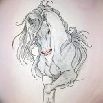 фото Эскизы тату конь от 29.09.2017 №060 - Sketches of a horse tattoo - tatufoto.com