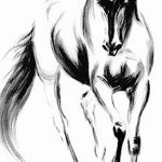 фото Эскизы тату конь от 29.09.2017 №070 - Sketches of a horse tattoo - tatufoto.com