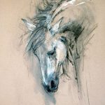 фото Эскизы тату конь от 29.09.2017 №072 - Sketches of a horse tattoo - tatufoto.com