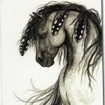 фото Эскизы тату конь от 29.09.2017 №081 - Sketches of a horse tattoo - tatufoto.com