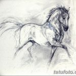фото Эскизы тату конь от 29.09.2017 №092 - Sketches of a horse tattoo - tatufoto.com