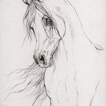 фото Эскизы тату конь от 29.09.2017 №095 - Sketches of a horse tattoo - tatufoto.com
