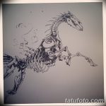 фото Эскизы тату конь от 29.09.2017 №099 - Sketches of a horse tattoo - tatufoto.com