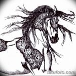 фото Эскизы тату конь от 29.09.2017 №110 - Sketches of a horse tattoo - tatufoto.com
