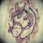 фото Эскизы тату конь от 29.09.2017 №113 - Sketches of a horse tattoo - tatufoto.com