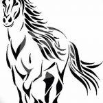 фото Эскизы тату конь от 29.09.2017 №114 - Sketches of a horse tattoo - tatufoto.com