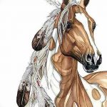 фото Эскизы тату конь от 29.09.2017 №124 - Sketches of a horse tattoo - tatufoto.com