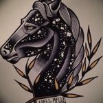 фото Эскизы тату конь от 29.09.2017 №128 - Sketches of a horse tattoo - tatufoto.com