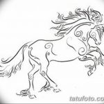 фото Эскизы тату конь от 29.09.2017 №131 - Sketches of a horse tattoo - tatufoto.com