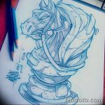 фото Эскизы тату конь от 29.09.2017 №140 - Sketches of a horse tattoo - tatufoto.com