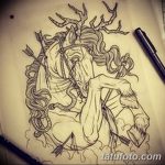 фото Эскизы тату конь от 29.09.2017 №144 - Sketches of a horse tattoo - tatufoto.com