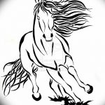 фото Эскизы тату конь от 29.09.2017 №146 - Sketches of a horse tattoo - tatufoto.com
