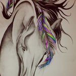 фото Эскизы тату конь от 29.09.2017 №151 - Sketches of a horse tattoo - tatufoto.com