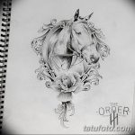 фото Эскизы тату конь от 29.09.2017 №157 - Sketches of a horse tattoo - tatufoto.com