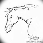 фото Эскизы тату конь от 29.09.2017 №158 - Sketches of a horse tattoo - tatufoto.com