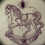 фото Эскизы тату конь от 29.09.2017 №163 - Sketches of a horse tattoo - tatufoto.com