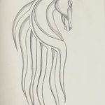 фото Эскизы тату конь от 29.09.2017 №177 - Sketches of a horse tattoo - tatufoto.com