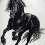 фото Эскизы тату конь от 29.09.2017 №182 - Sketches of a horse tattoo - tatufoto.com