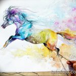 фото Эскизы тату конь от 29.09.2017 №186 - Sketches of a horse tattoo - tatufoto.com