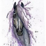 фото Эскизы тату конь от 29.09.2017 №189 - Sketches of a horse tattoo - tatufoto.com