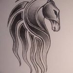 фото Эскизы тату конь от 29.09.2017 №191 - Sketches of a horse tattoo - tatufoto.com