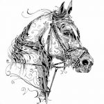 фото Эскизы тату конь от 29.09.2017 №192 - Sketches of a horse tattoo - tatufoto.com