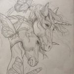 фото Эскизы тату конь от 29.09.2017 №193 - Sketches of a horse tattoo - tatufoto.com