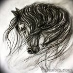 фото Эскизы тату конь от 29.09.2017 №196 - Sketches of a horse tattoo - tatufoto.com