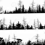 фото Эскизы тату лес от 29.09.2017 №013 - Sketches of a forest tattoo - tatufoto.com