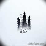 фото Эскизы тату лес от 29.09.2017 №015 - Sketches of a forest tattoo - tatufoto.com