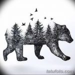 фото Эскизы тату лес от 29.09.2017 №019 - Sketches of a forest tattoo - tatufoto.com